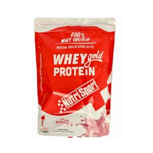 WHEY GOLD PROTEIN FRESA BOLSA 500G NUTRI-SPORT